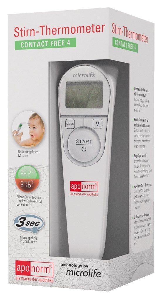 APONORM Fieberthermometer Stirn Contact-Free 4